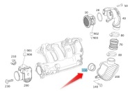 фото thumb №1, Вкладка уплотнительная воздухозаборник m271