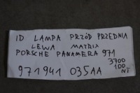 фото thumb №8, Idealna kpl. лампа перед передняя левая matrix porsche panamera 971 1
