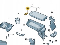 фото thumb №11, Кнопка відкривання підлокітник 3b0868445 od aso