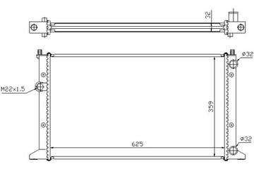 фото thumb №2, Радиаторов двигателя volkswagen golf iii 91- 2.0 i