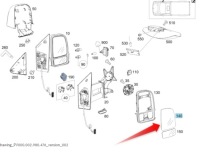 фото thumb №3, Дзеркало праве верхній mercedes sprinter 907 910