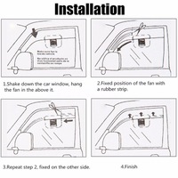 фото thumb №7, Универсальный вентилятор wyciągowy автомобиля авто solarny вентилятор