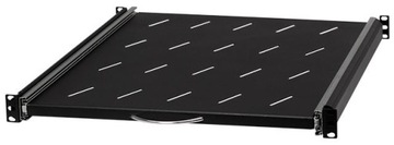 RACK полка 19'' 1U 550 мм, выдвижная, черный СТАЛФЛЕКС