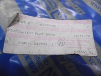 Обшивка двері лівий перед fiat uno оригінальний номер 181473440 Зі Шроту, фото thumb