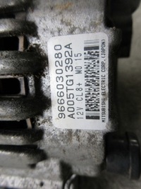 фото thumb №2, Генератор citroen оригинальный номер 9666030280