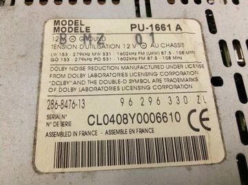 фото thumb №8, Peugeot 607 2001 96296330zl панель / радіопрогравач cd/dvd/gps засіб