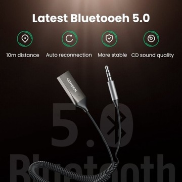 АДАПТЕР AUX BLUETOOTH 5.0 Приемник UGREEN 3,5 мм