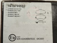 фото thumb №11, Тормозные колодки тормозные перед do peu 308 citroen c4 cactus 1.2 - 1.6 / 1619790580