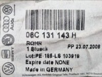 фото thumb №10, Audi a4 a6 3.0 v6 30v трубка рециркуляции выхлопных газов egr 06c131143h 06c131848b