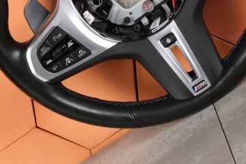 фото thumb №9, Bmw x3 g01 m f97 x4 g02 m f98 lci оригинальная кожаный руль лепестки