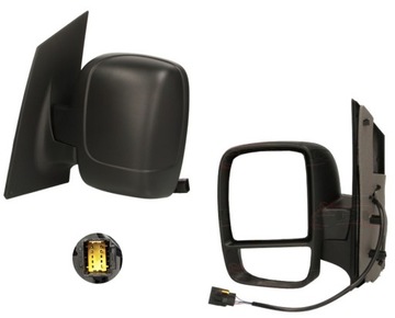 фото thumb №1, Дзеркало ліві ele чорні scudo expert jumpy 2007-