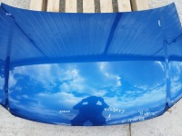 фото thumb №7, Капот vw touran i lift 2006-2010 цвет lc5c оригинальная