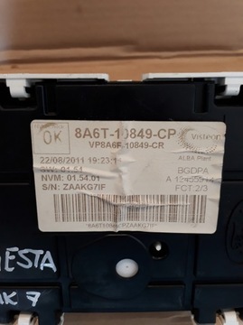 фото thumb №4, Спидометр 8a6t10849-cp ford fiesta mk7