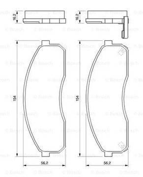 фото thumb №16, Bosch 986 424 714 набір гальмівні колодки гальмівних, гальма дискові