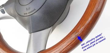 фото thumb №10, Alfa romeo 147 156 руль подушка безопасности дерево деревянная спортивная