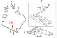 фото thumb №7, Jaguar xf x260 подушка двигателя t2h21216 nowa оригинальная