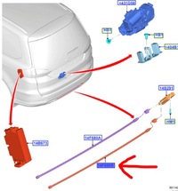 фото thumb №1, Жгут крышки багажника нижняя ford s-max galaxy 2016-