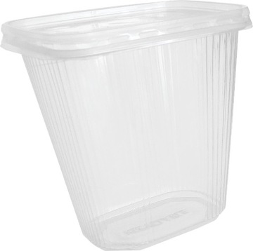 Pojemnik PP do sałatek surówek dań gorących 500ml z wieczkiem 100szt