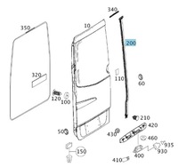 фото thumb №3, Прокладка дверь задних mercedes sprinter w906