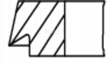 фото thumb №8, 75 кольца поршневые citroen c1 ii, c3 aircross ii, c3 ii, c3 iii, c4