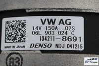 фото thumb №8, Audi a4 a5 q5 генератор 06l903024c 06l903024h 06l903024j 06l903024jx 150a