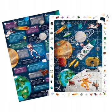 Puzzle Obserwacyjne Kosmos 60 elementów Czu Czu 4+
