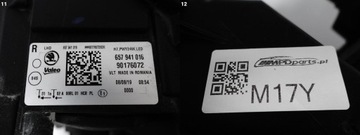 фото thumb №12, Skoda scala 657 19- лампа обычная h7 + led правая eu