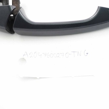 фото thumb №14, Mercedes w204 ручка дверь правые зад задняя правая tenorite серый металлик 755