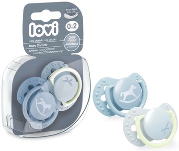 Соска LOVI BABY SHOWER DYNAMIC 2 шт. 0-2 мес.
