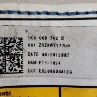 фото thumb №6, Шторка безпеки подушка безпеки права vw golf v vi kombi 1k9880742b