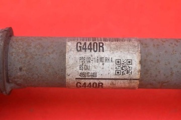 фото thumb №7, Піввісь права перед механічна коробка передач 49501g4400 kia ceed 3 iii 1.6 crdi 115 km 18-20