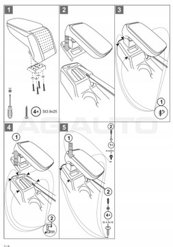 фото thumb №7, Подлокотник стандарт vw caddy, 2004-2020