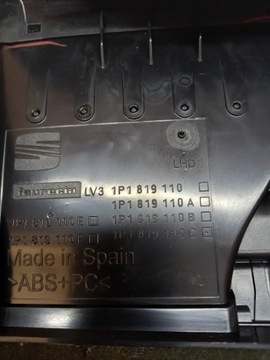 фото thumb №5, Решётки воздуховод seat leon ii 1p1819110a комплект