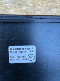 фото thumb №6, Рамка радио дисплея навигации панель audi a5 8t1857186h