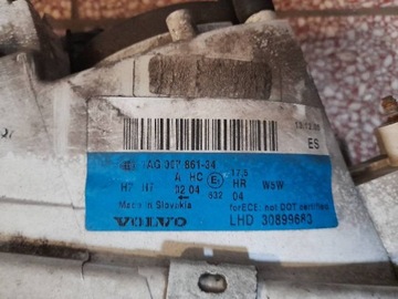 ФОНАРЬ ПЕРЕДНИЙ ПРАВЫЙ 1ag007861-34 VOLVO V40
