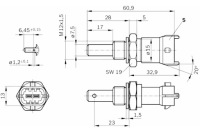 фото thumb №2, Bosch 281 002 704 датчик, температура жидкость охлаждающий