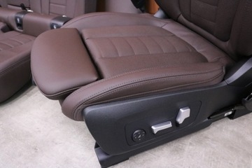 фото thumb №8, Bmw x4 g02 lci салон сидіння диван обшивки mokka sport вентиляція нагрівання