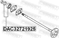 фото thumb №3, Підшипник піввісь dac32721925 febest