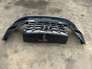 фото thumb №8, Hyundai tucson iv бампер перед переднє 6xpdc комплектний колір a5g камера