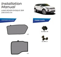 фото thumb №15, Шторки защита land rover evoque 3d защита шторка солнцезащитные
