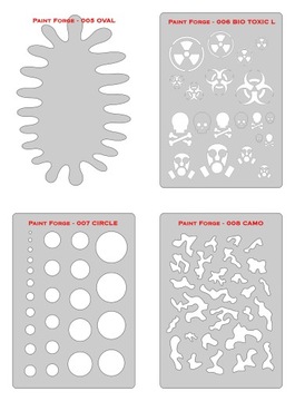Paint Forge 010 M DIGI CAMO трафарет трафарет