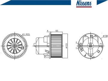 фото thumb №2, Вентилятор воздуходувка [nissens]