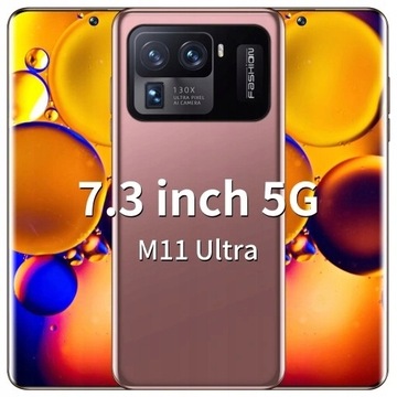 Смартфон M11 Galaxy с экраном 7,3 дюйма, 16 ГБ, 1T золотого цвета