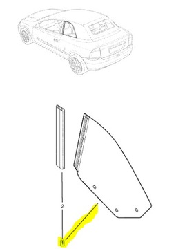 фото thumb №6, Скло бокова правий зад opel astra-g оригінальний номер 9199044