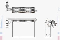 фото thumb №2, Nissens 92177 випарник, електропроводка кондиціонера