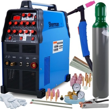 Spawarka Sherman TIG 210 AC/DC 200A HF zestaw