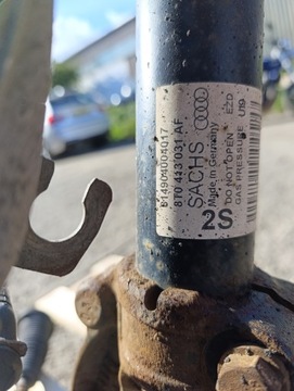 фото thumb №6, Audi a5 8t левая передняя поворотный кулак рычаг комплект 4g0407241d