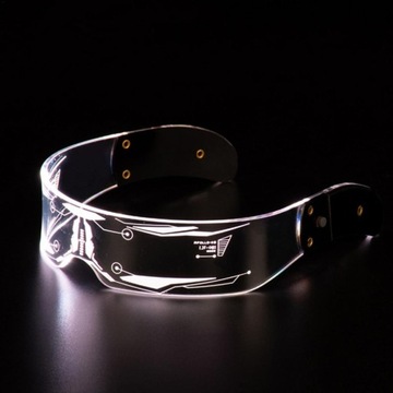 Очки для вечеринок, LED, RGB, 21 световой эффект