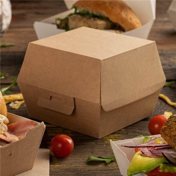 Burger box termiczny EKO 14,4x13,6x9,2 cm 50 szt.