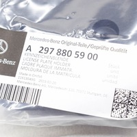 фото thumb №10, Тримач номерного знака реєстраційний na переднє бампер mb eqs v297 a2978805900